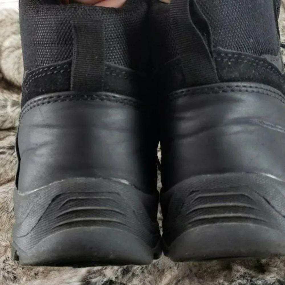 Globalwin black leather sz‎ 9 combat hiking boots